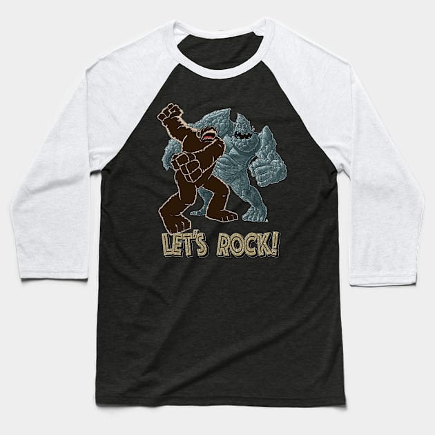 Let's Rock! Baseball T-Shirt by adefelice